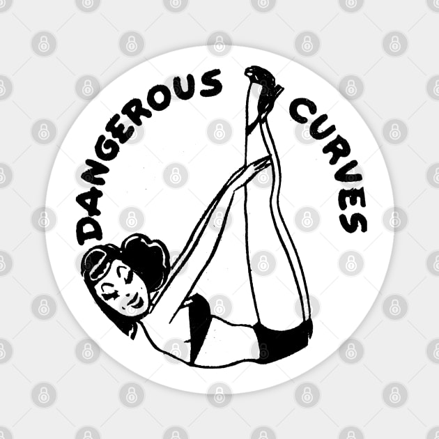 Dangerous Curves Magnet by Viper Vintage